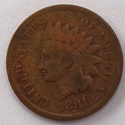 1881 Indian Head Cent (Some Liberty)