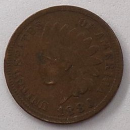 1886 Indian Head Cent Variety 1 (Most Liberty)