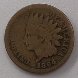 1864 Copper-Nickel Indian Head Cent