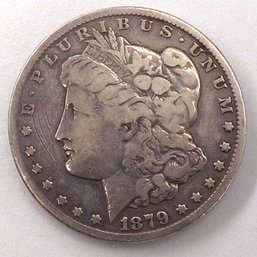 Key Date 1879 CC Carson City Morgan Silver Dollar ONLY 756,000 Minted (Nicely Circulated)