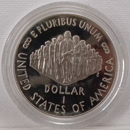 1987-S Proof Constitution Commemorative Silver Dollar Gem BU Mirror-Like Cameo OGP