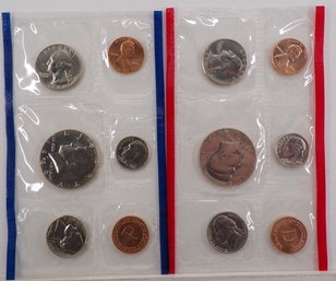 1986 U.S. Mint Uncirculated Set P & D Mints (12 Coins Total, Gem BU) OGP