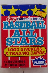 1987 Fleer 'Baseball Allstars' Card Set (Appears Complete)