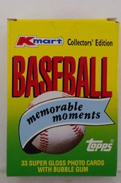1988 Topps 'Kmart Memorable Moments Set' Baseball Card Set (Appears Complete)