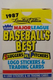 1987 Fleer 'Major League Baseball's Best' Card Set (Appears Complete)