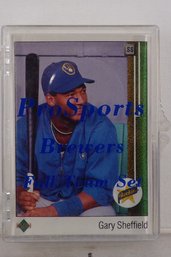 1989 Upper Deck 'Milwaukee Brewers Team Set' Baseball Card Set (Appears Complete) In Hard Plastic Case