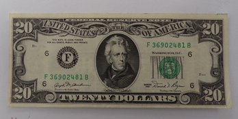 1981 $20 Federal Reserve Note Crisp Uncirculated