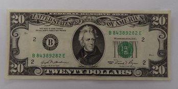 1981 $20 Federal Reserve Note Crisp Uncirculated