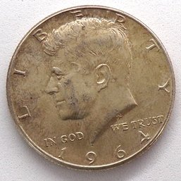 1964 Silver Kennedy Half Dollar BU
