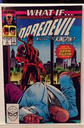 Vintage Comic Book 'What If 2 2nd Series Marvel 1989'(FN VF) Daredevil Mark Jeweler Insert Variant