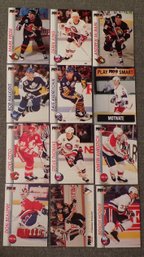 (12) NHL First Edition Pro Set 1992-93 Series 1 Hockey Cards