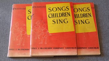 Vintage Books, (3) 1943 'Songs Children Sing'