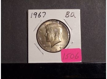 1967 40 Silver Kennedy Half Dollar Brilliant Uncirculated