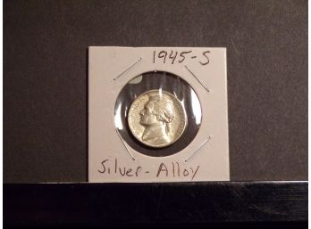 1945-S Silver-Alloy Jefferson Nickel