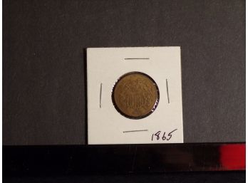 1865 Two-Cent Piece