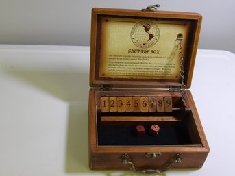 National Geographic Society's Shut The Box Game - Vintage