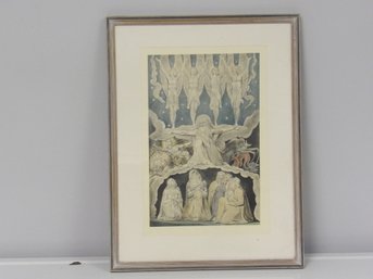 William Blake, When The Morning Stars Sang Together - Framed Print