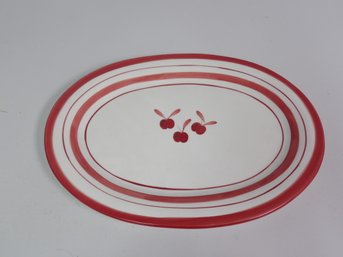 Dansk Hand Painted Apple Platter