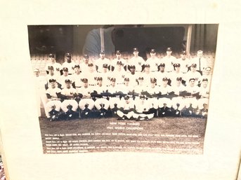 1961 New York Yankees World Champions Team Photo