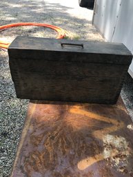 Vintage Wooden Ammo Box Beautiful Dove Tail