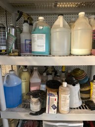 Huge 3 Shelf Lot Of Car Detailing Items Cleaners See All Photos