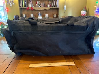 Large 28 Inch Black Lightweight Karate Duffel Bag
