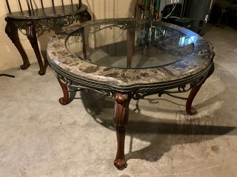 Ashley Furniture 54' Beautiful Round Dining Table With 4 Chairs Kitchen Table