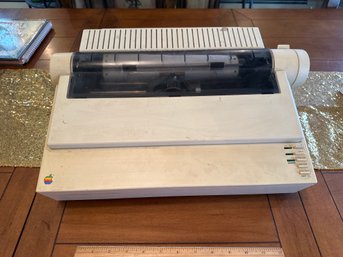 Vintage Apple A9M0320 ImageWriter II Printer Vintage Dot Matrix Printer As Pictured