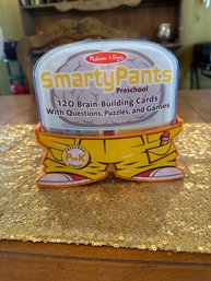 Melissa & Doug Smarty Pants Pre K Preschool Genius 120 Brain Building Cards Quizzes Game