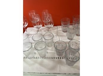 Lot Of Ikea Glassware Wine Glasses Water Juice  As Pictured