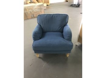 IKEA Stocksund Large Comfy Blue Chair