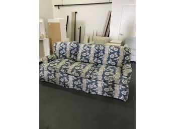 Brunschwig And Fils Fabric Couch Sofa With Down Cushions
