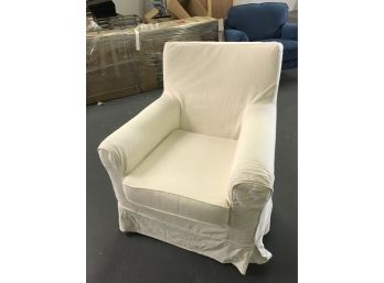 IKEA Cream Slip Cover Arm Chair