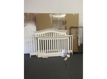 Montana 4 In 1 Lifetime Crib And Toddler Bed With  Mattress