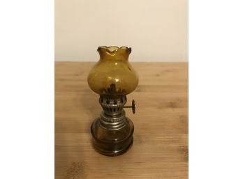 Mini Amber Oil Lamp