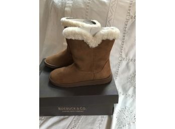 Roebuck And Co Fiona Chestnut Winter Boots Size 7 New In Box