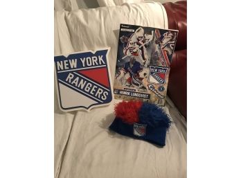 NY Rangers Hockey Lot Mew York Sign Hat Lundqvist Wall Decals