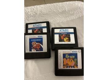 Atari 5200 Video Games  2 Pac Man Ms Pac Man Kangaroo