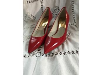 Michael Kors Red High Heels Size 7M