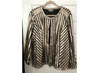 Ladies JM Collection, XL Jacket, Cheetah Shimmer