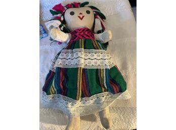 Mexican Handmade 15 In Doll See Photos