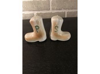 Boot Salt And Pepper Shakers