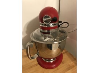 Kitchen Aid Artisan Stand Mixer With Attachments
