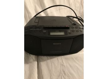 Sony Personal Audio System Radio CD Player And Tape Deck