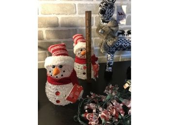 Christmas Snowman Reindeer Lot