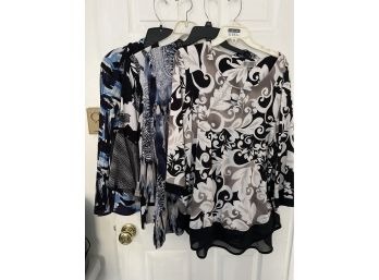 Lot Of 4 Ladies Size XL Fashion Tops Dress Work Womens Shirts See Photos