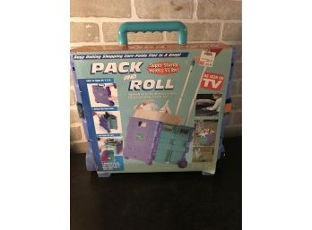 Pack And Roll Lightweight Rolling Shopping Cart
