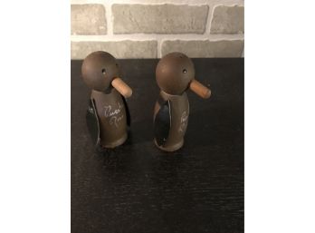 Hand Made Puerto Rico Salt And Pepper Shakers