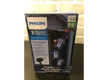 Philips 3 Focusable Projector Dancing Penguins