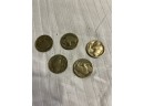 US Buffalo Indian Head Nickel Lot Of 5 Different Years